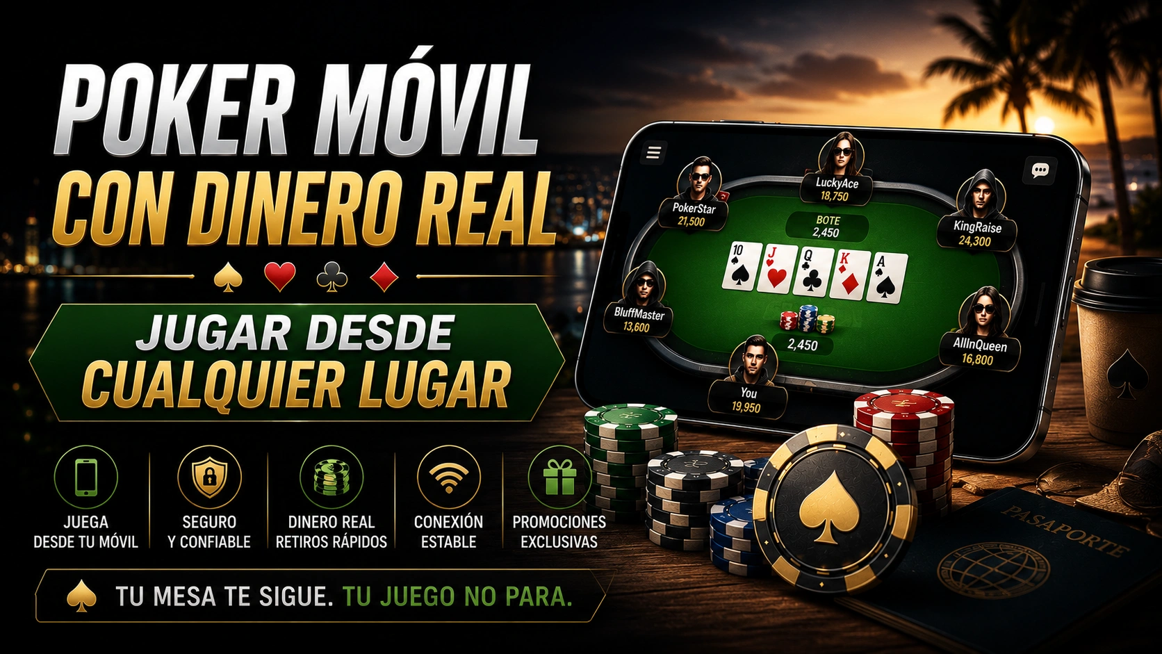 Poker Móvil con Dinero Real: Jugar Desde Cualquier Lugar