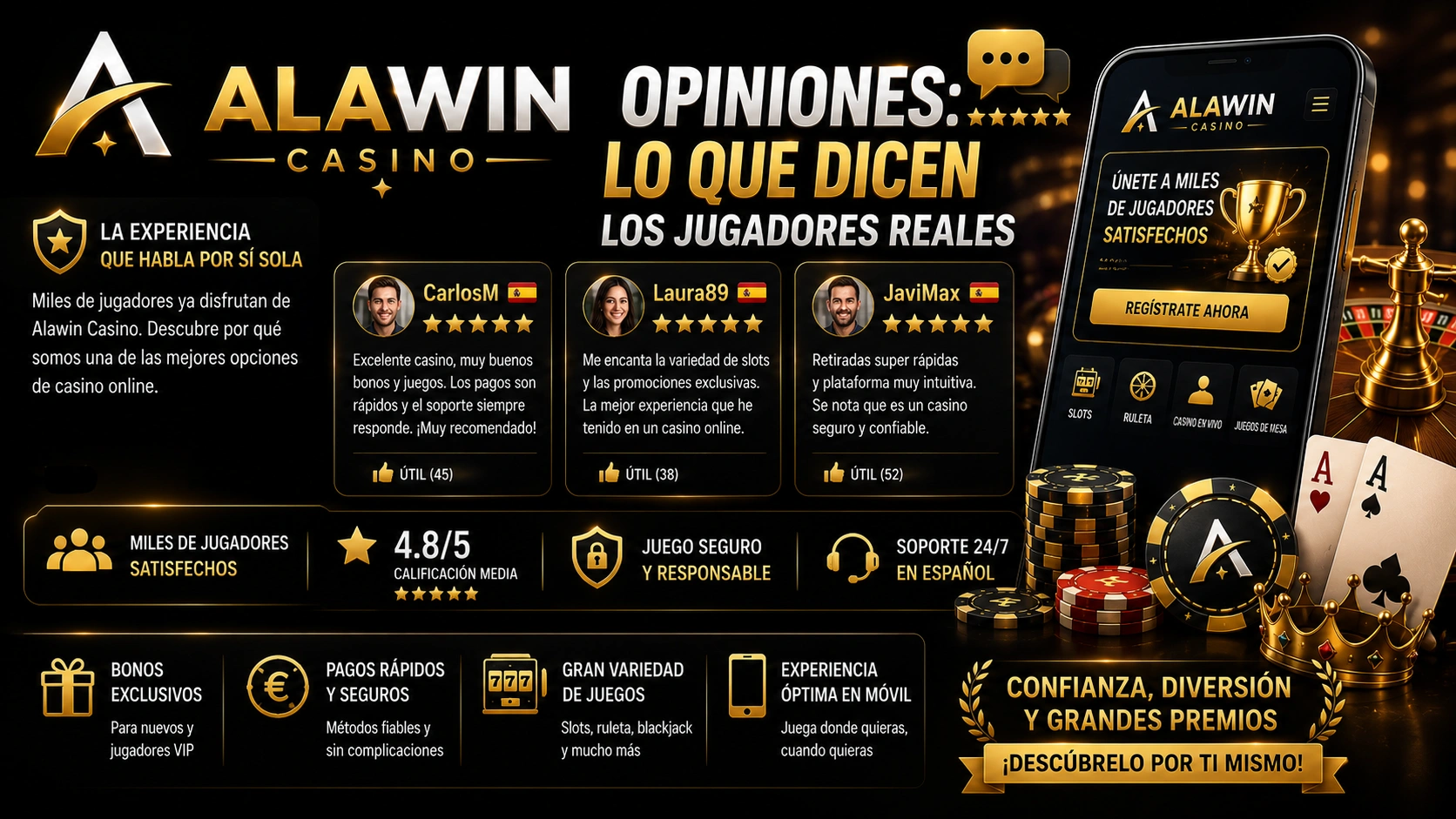 Alawin Casino Opiniones: Lo Que Dicen los Jugadores Reales